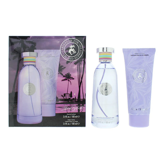 Caribbean Joe Island Splash Gift Set 100ml Edp + 100ml Body Lotion
