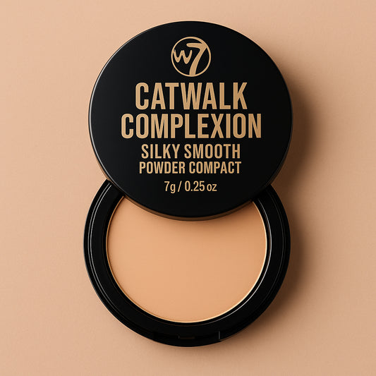 W7 Catwalk Complexion Silky Smooth Powder Compact 7g