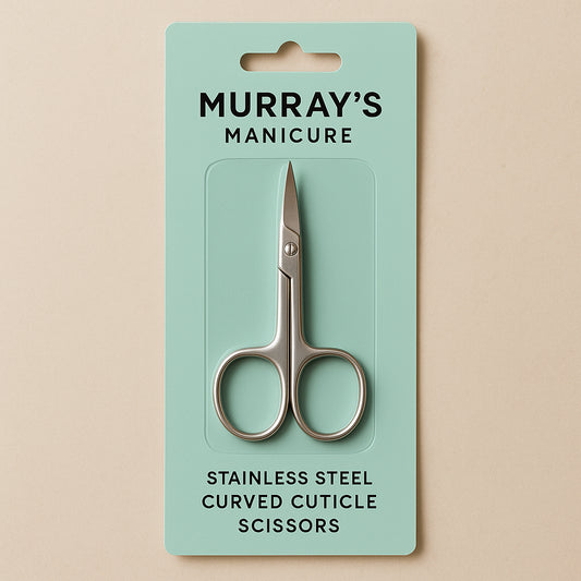 Murrays Manicure Stainless Steel Curved Cuticle Scissors