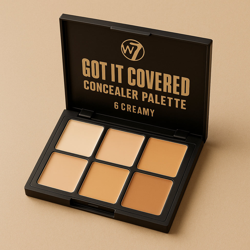 W7 Got It Covered Concealer Palette -  6 Creamy W7 Got It Covered Concealer Palette -  6 Creamy