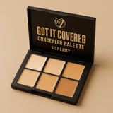 W7 Got It Covered Concealer Palette -  6 Creamy W7 Got It Covered Concealer Palette -  6 Creamy