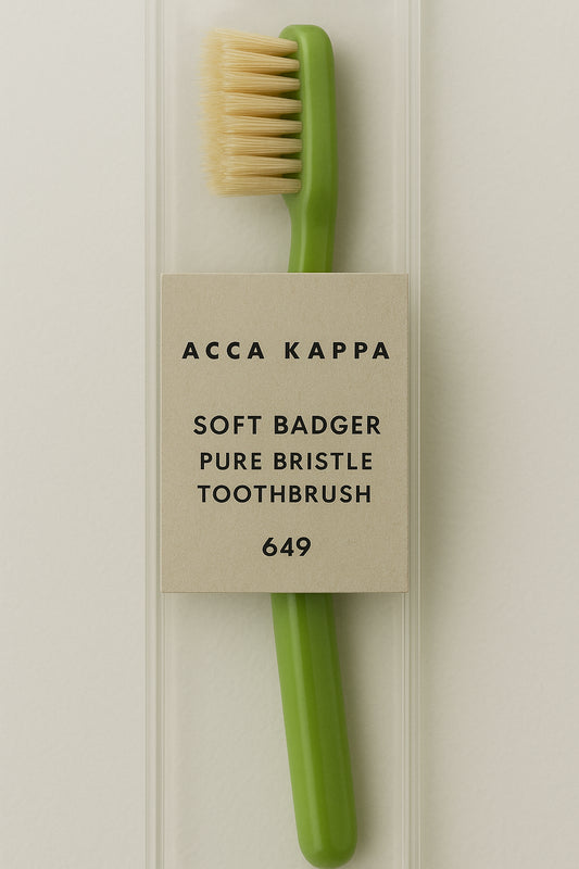Acca Kappa Soft Badger Pure Bristle Toothbrush with Premium Quality Bristles