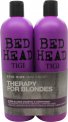 Tigi Duo Pack Bed Head Dumb Blonde 750ml Shampoo + 750ml Conditioner Tigi Duo Pack Bed Head Dumb Blonde 750ml Shampoo + 750ml Conditioner