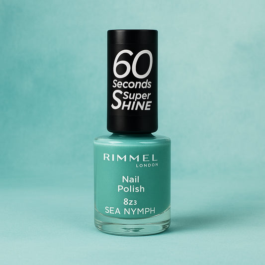 Rimmel 60 Seconds Super Shine Nail Polish 8ml - 723 Sea Nymph