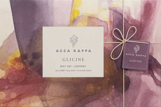 Acca Kappa Glicine Gift Set 100ml EDP + 150g Soap + 75ml Hand Cream