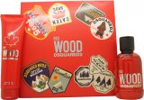 DSquared² Red Wood Gift Set 100ml EDT + 150ml Body Lotion