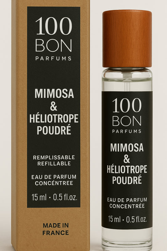100BON Mimosa & Héliotrope Poudré Refillable Eau de Parfum Concentrate 15ml Spray