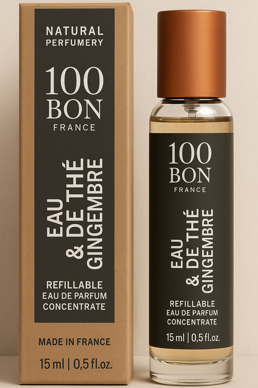 100BON Eau de Thé et Gingembre Refillable Eau de Parfum Concentrate 15ml Spray