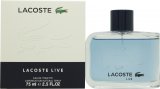 Lacoste Live Eau de Toilette 75ml Spray