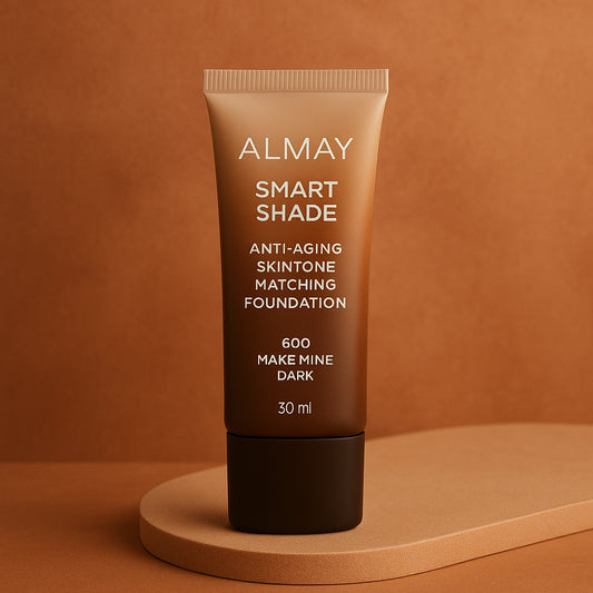 Almay Smart Shade Anti-Aging Skintone Matching Foundation 30ml - 600 Make Mine Dark