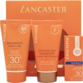 Lancaster My Sun Routine Gift Set - Sun Routine SPF 30 Face Cream 3ML + Sun Routine SPF 30+  Body Milk 50ML + Golden Tan Maximiser FSL 50ML Lancaster My Sun Routine Gift Set - Sun Routine SPF 30 Face Cream 3ML + Sun Routine SPF 30+  Body Milk 50ML + Golden Tan Maximiser FSL 50ML