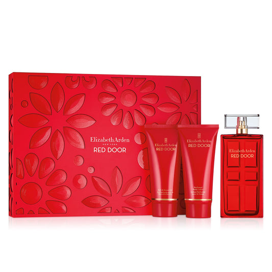 Elizabeth Arden Red Door Gift Set 30ml EDT - 50ml Perfumed Body Lotion - 50ml Bath & Shower Gel