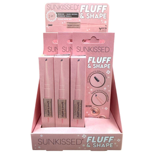 Sunkissed 2-In-1 Fluff And Shape Brow Duo - 1 Piece