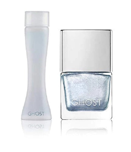 Ghost Original Gift Set 5ml EDT - 10ml Ghost Metallic Blue Nail Polish