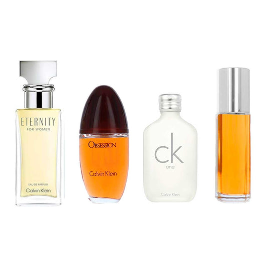 Calvin Klein Collection Gift Set 15ml Eternity EDP Spray - 15ml Obsession EDP Spray - 15ml CK One EDT Spray - 15ml Escape EDP Spray