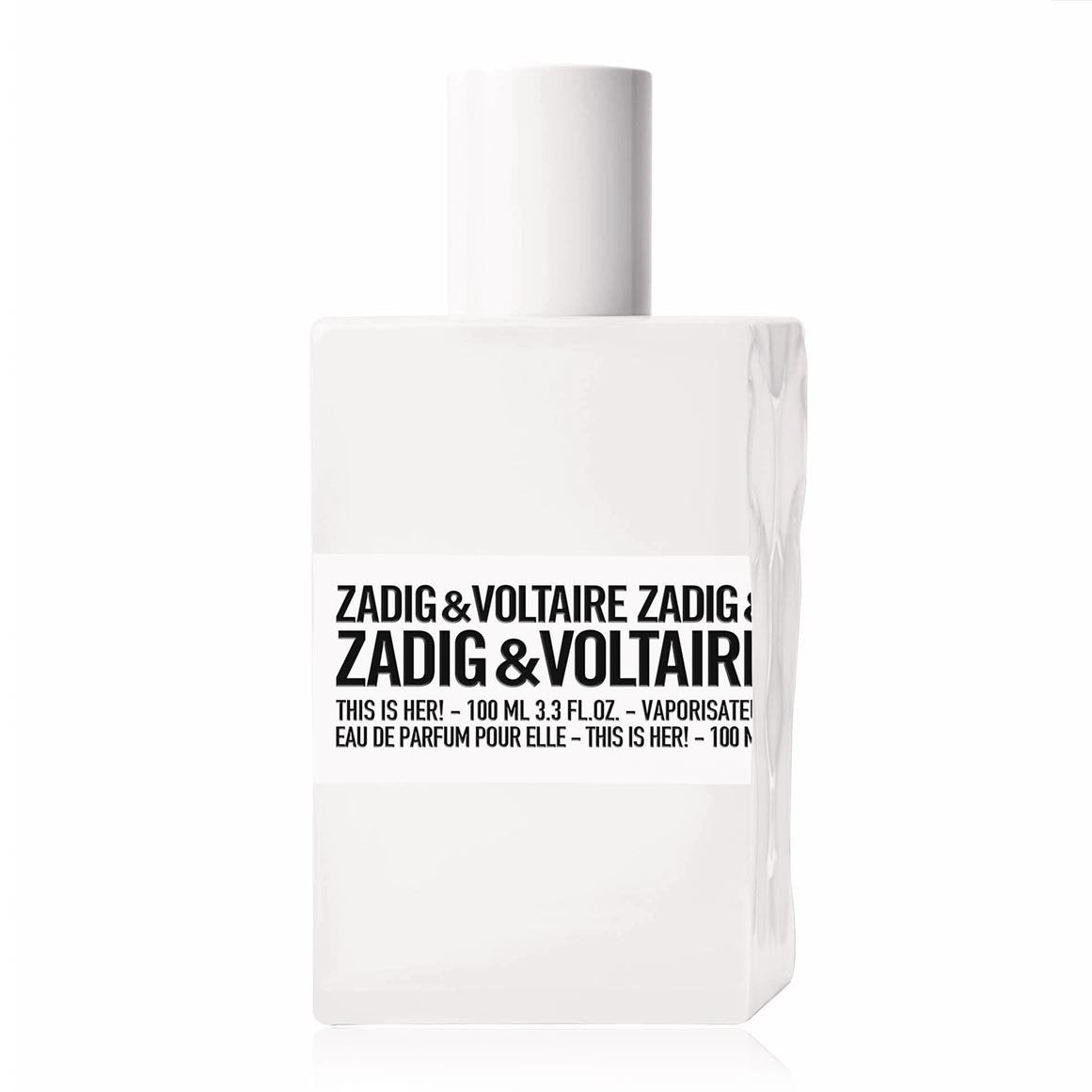 Zadig & Voltaire This is Her Eau de Parfum 100ml, & 50ml Spray Zadig & Voltaire This is Her Eau de Parfum 100ml, & 50ml Spray