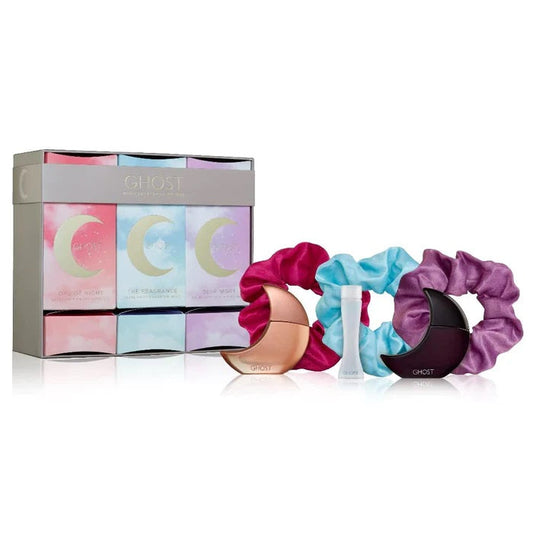 Ghost Mini Cracker Collection 10ml Orb of Night EDP - 10ml Deep Night EDT - 5ml Ghost EDT - 3 Scrunchies