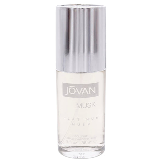 Jovan Musk For Men Eau De Cologne 88ml Spray - Platinum Musk