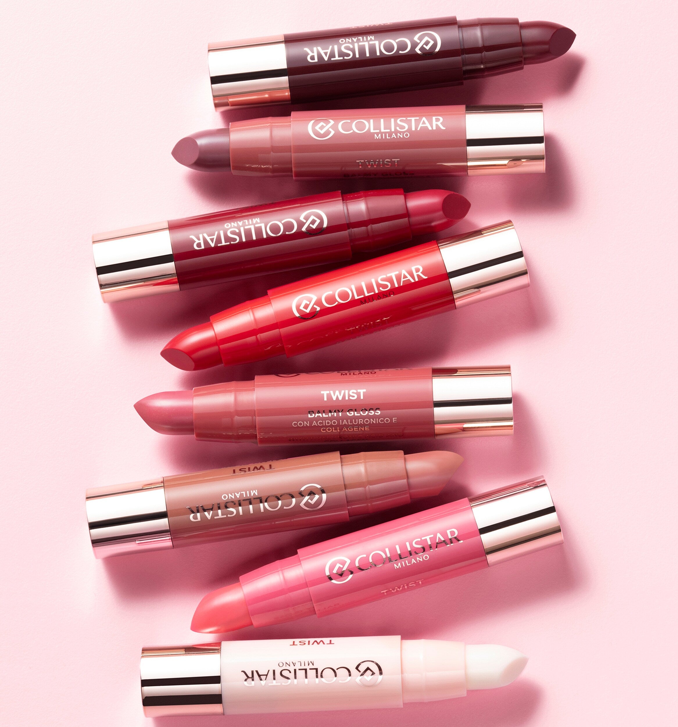 Collistar Twist Balmy Gloss Lip Balm 2.8g Moisturizing and Shiny Lip Care Collistar Twist Balmy Gloss Lip Balm 2.8g Moisturizing and Shiny Lip Care