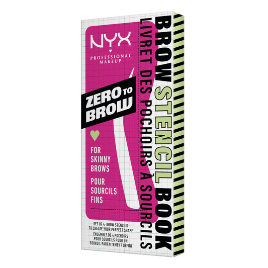 Nyx Zero To Brow Eyebrow Stencils 4 Pieces - For Thick Brows