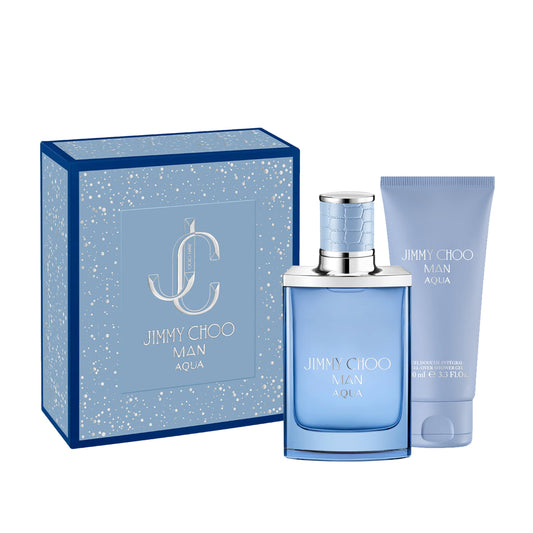 Jimmy Choo Man Aqua Gift Set 50ml Edt + 100ml Shower Gel