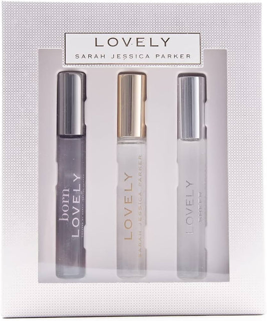Sarah Jessica Parker Lovely Gift Set 10ml Lovely Sheer EDP - 10ml Born Lovely EDP - 10ml Lovely EDP