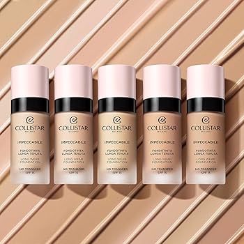 Collistar Impeccabile Long Wear Foundation SPF15 30ml - Lightweight, Long-Lasting Coverage