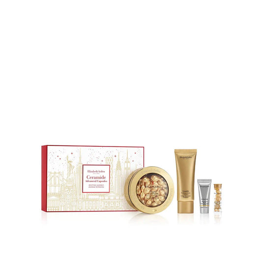 Elizabeth Arden Ceramide Gift Set 60 Capsules Advanced Ceramide Serum - 7 Capsules Advanced Ceramide Eye Serum - 50ml Ceramide Purifying Cream Cleanser - 5ml Superstar Booster