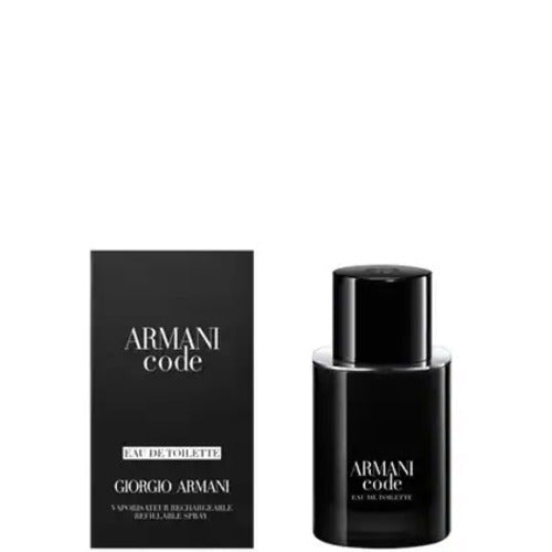 Giorgio Armani Armani Code Eau de Toilette 125ml, 75ml, & 50ml Refillable Spray