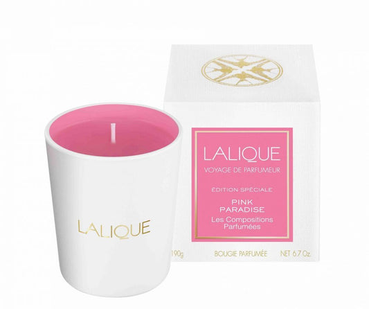 Lalique Les Compositions Parfumees Pink Paradise Candle 190g