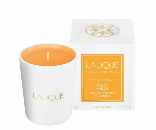 Lalique Les Compositions Parfumees Sweet Amber Candle 190g