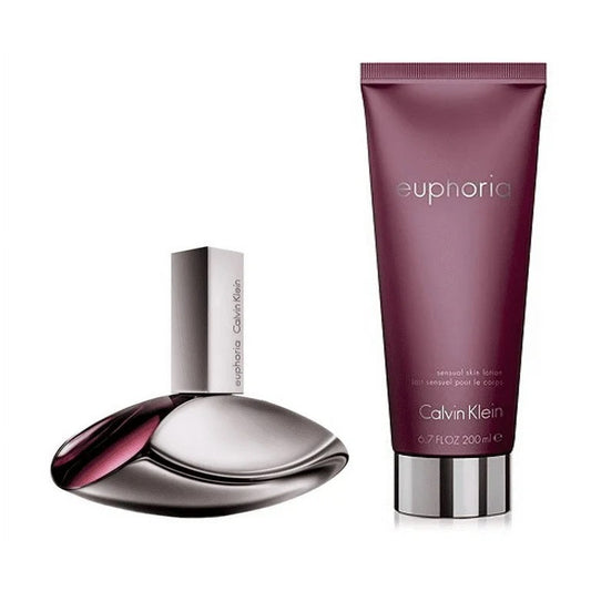 Calvin Klein Euphoria Giftset 50ml EDP - 100ml Body Lotion