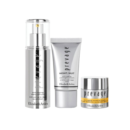 Elizabeth Arden Prevage Gift Set 30ml Daily Serum + 15ml Moisture Cream SPF30 + 15ml Overnight Cream
