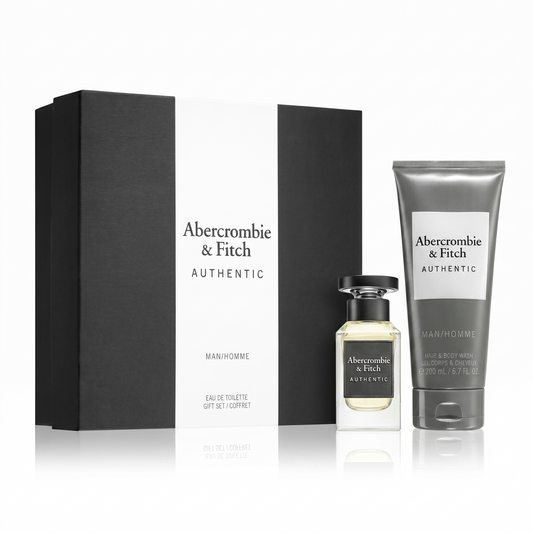 Abercrombie & Fitch Authentic Man Gift Set 50ml EDT + 200ml Hair & Body Wash
