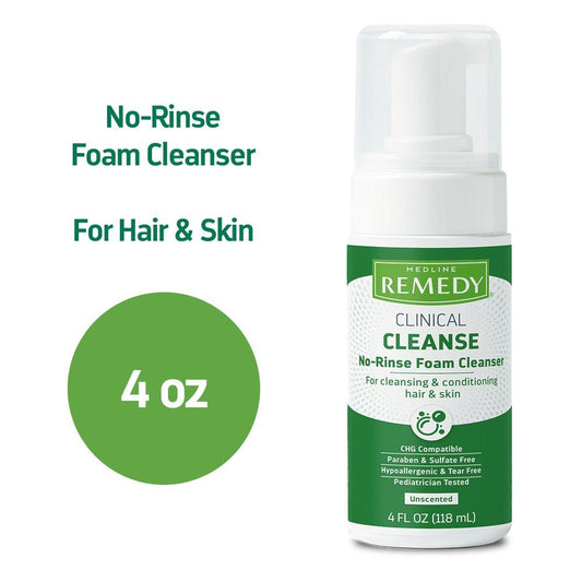 Medline Remedy Clinical Cleanse No-rinse Foam Cleanser 118ml