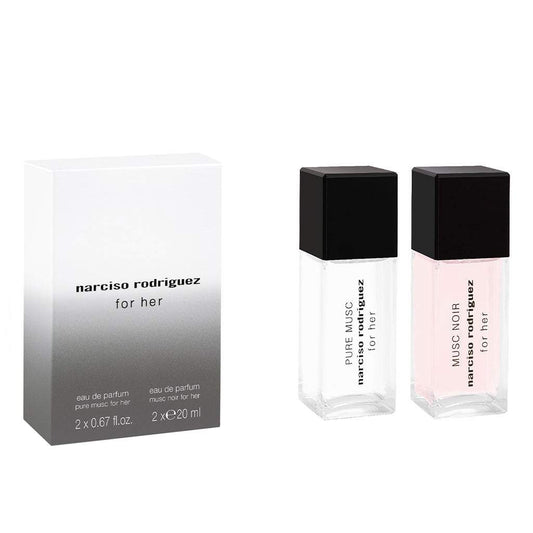 Narciso Rodriguez Layering Duo For Her Gift Set 20ml For Her Pure Musc EDP - 20ml For Her Musc Noir EDP