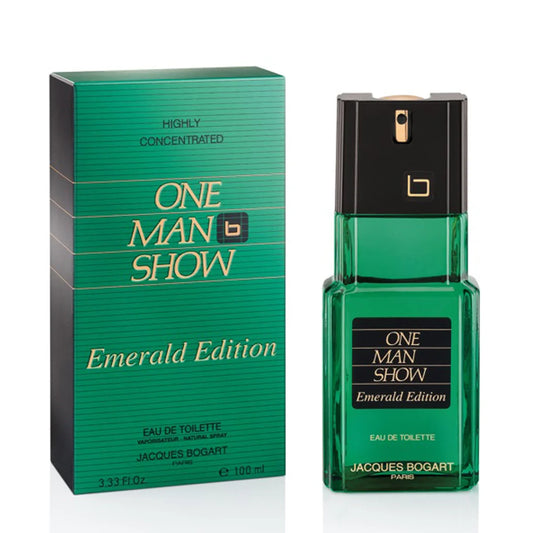 Jacques Bogart One Man Show Emerald Edition Eau De Toilette 100ml Spray
