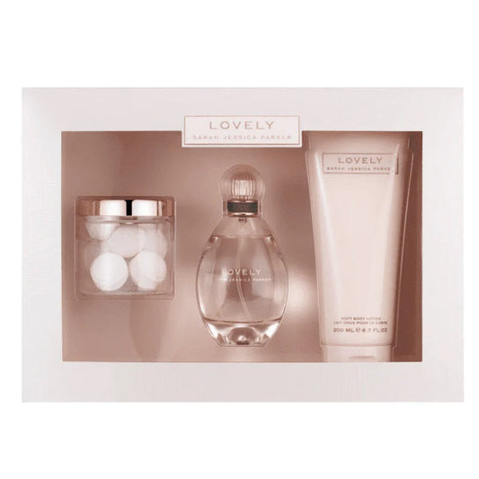 Sarah Jessica Parker Lovely Gift Set 100ml EDP - 200ml Body Lotion - 100g Bath Pearls