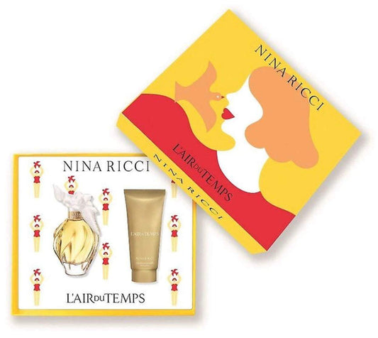 Nina Ricci L'air Du Temps Gift Set 50ml EDT - 75ml Body Lotion