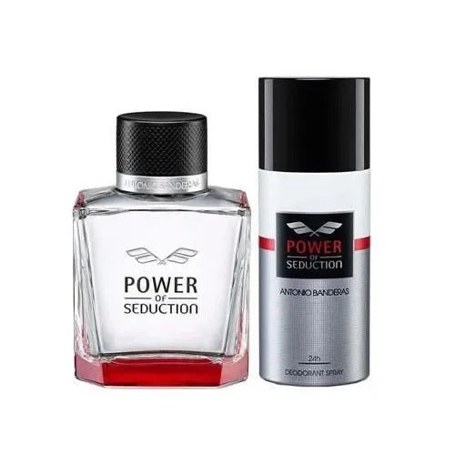Antonio Banderas Power of Seduction Gift Set 100ml EDT - 150ml Deodorant Spray