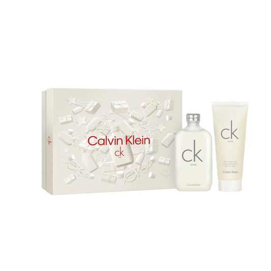 Calvin Klein CK One Gift Set 200ml EDT - 200ml Shower Gel - Christmas Edition