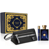 Versace Pour Homme Dylan Blue Gift Set 100ml EDT - 10ml EDT - Toiletry Bag Versace Pour Homme Dylan Blue Gift Set 100ml EDT - 10ml EDT - Toiletry Bag