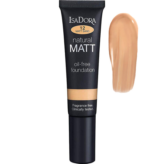IsaDora Natural Matt Oil-Free Foundation 35ml - Long-Lasting Matte Finish