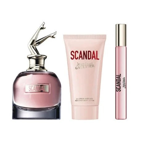 Jean Paul Gaultier Scandal Gift Set 80ml EDP + 75ml Body Lotion + 10ml EDP