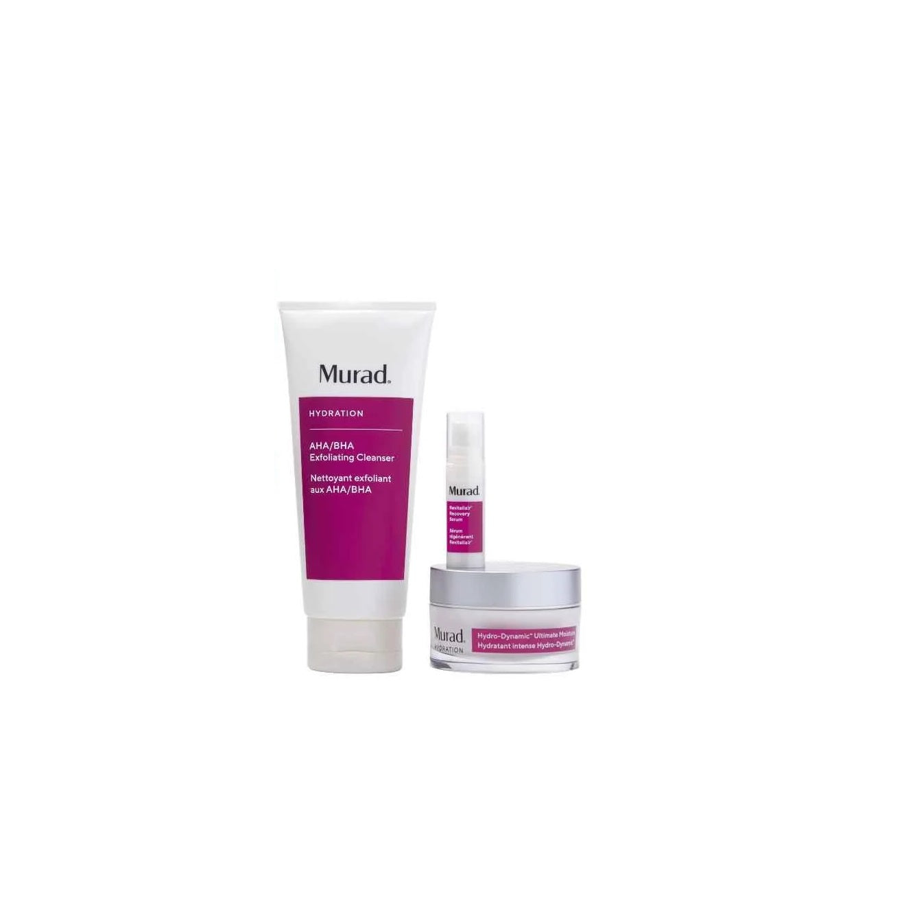 Murad The Derm Report Smoothing & Quenching Skin Set 200ml Exfoliating Cleanser - 5ml Recovery Serum - 50ml Moisturizer Murad The Derm Report Smoothing & Quenching Skin Set 200ml Exfoliating Cleanser - 5ml Recovery Serum - 50ml Moisturizer