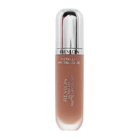 Revlon Ultra HD Metallic Matte Lip Color 5.9ml - 715 Glow