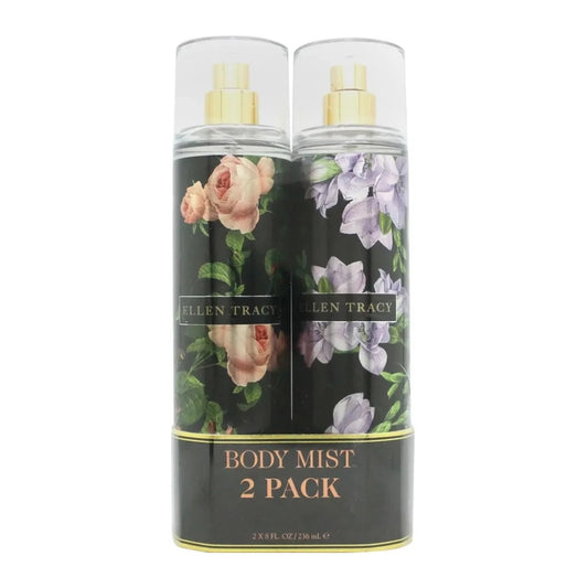 Ellen Tracy Body Mist Gift Set 236ml Courageous Body Mist + 236ml Radiant Body Mist