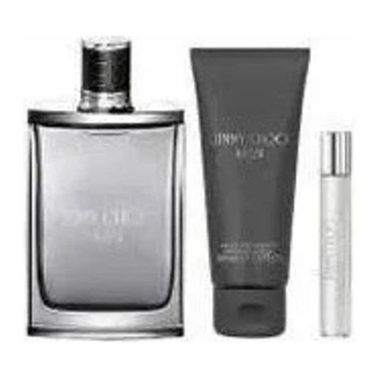 Jimmy Choo Man Gift Set 100ml EDT - 100ml Shower Gel - 7.5ml EDT