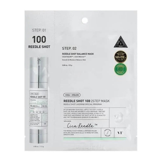 Vt Cosmetics Reedle Shot 100 2-step Face Mask - 1 Face Mask (25g)
