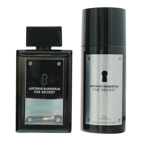 Antonio Banderas The Secret Gift Set 100ml EDT - 150ml Deodorant Spray